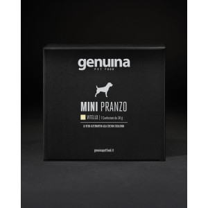 BOX MINI 7 pz x 30 g Pranzo Vitello per Cani Genuina Natural Pet Food