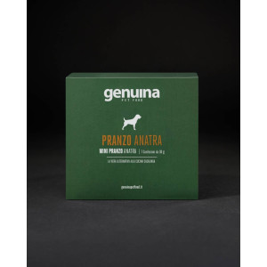 Genuina BOX MINI 7 pz x 30 g Pranzo Anatra per Cani Natural Pet Food