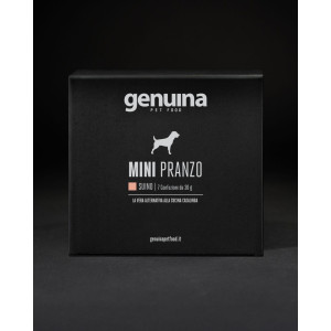 Genuina BOX MINI 7 pz x 30 g Pranzo Suino per Cani Natural Pet Food