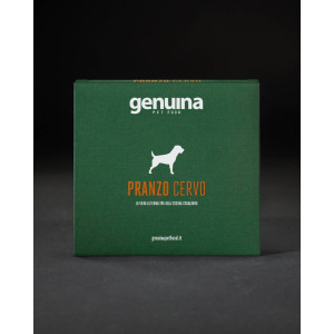 Genuina 1 pz x 90 g Pranzo Cervo per Cani Natural Pet Food