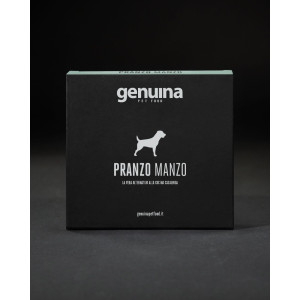 Genuina 1 pz x 90 g Pranzo Manzo per Cani Natural Pet Food
