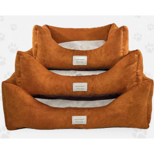 Nasonero® Nasonero Divano per Cani Completamente Sfoderabile Nice Cammello MIS 1 40 x 27 cm