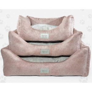 Nasonero Divano per Cani Completamente Sfoderabile Nice Rosa Antico MIS 1 40 x 27 cm