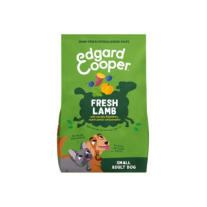 SACCO 3 Kg CROCCHETTA PICCOLA S Edgard & Cooper Agnello per Cani Adulti