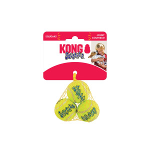 Kong Air Squeaker Tennis Ball Gioco per Cani Palla da Tennis L 2 PZ