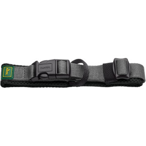 Hunter Collare per Cani Regolabile Maldon Nero/Grigio Riflettente S
