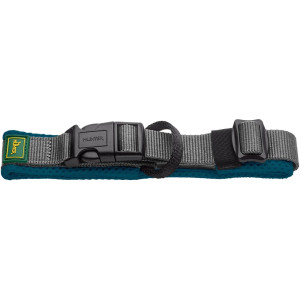 Hunter Collare per Cani Regolabile Maldon Petrolio/Grigio Riflettente M