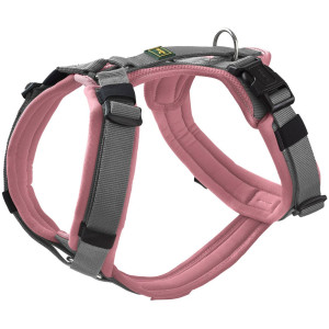 Hunter Pettorina per Cani Maldon Up Rosa Antico/Grigio Riflettente M-L