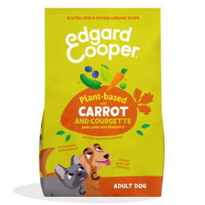 Edgard &amp; Cooper Edgard & Cooper Crocchette Vegetali per Cani Adulti Carote e Zucchine Croccanti 2,5kg