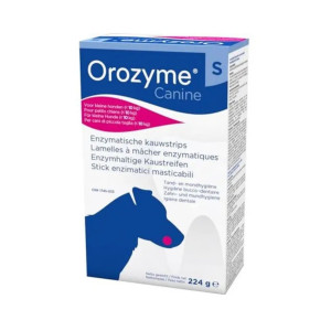 Ecuphar Orozyme Canine Strisce Enzimatiche Masticabili per Igiene Dentale per Cani S