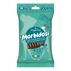 Doggye Bag DoggyeBag Snack per Cani Morbidi e Divisibili con Coniglio I Morbidosi 90 g