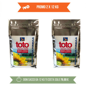 Toto PROMO 2 x 12 Kg Holistic Grain Free Manzo e Tapioca per Cani (€ 76,90 A SACCO)