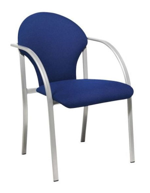 Konferensstol Stapelbar, 2 st/fp, blå