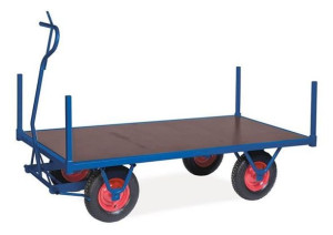 Transportvagn, med hörnstolpar, LxB 2500x1000 mm, max 750-1500 kg