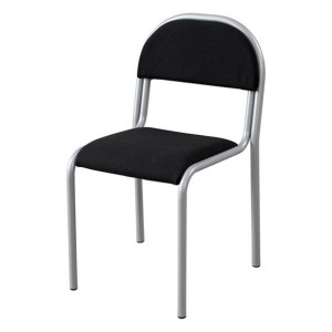 Konferensstol Lonett, svart/silver