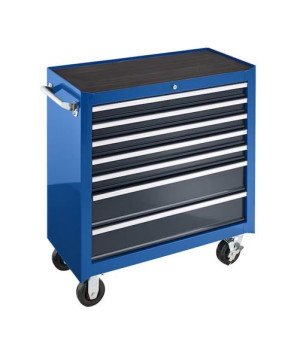 Verktygsvagn Arne, HxBxD 1010 x 914 x 458 mm, 7 lådor, blå