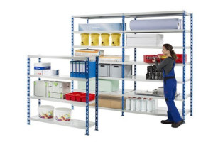 Hyllplan i trä 2-pack, till lagerhylla Juhani, djup 486 mm, bredd 1436