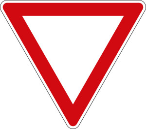 Verkehrszeichen-Nr. 205, Vorfahrt gewähren!, Aluminium reflektierend RA1, Schenkellänge 900 mm, 1 Stück