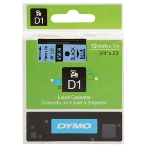 DYMO-Schriftbandkassette, schwarz-blau, 19 mm x 7 m