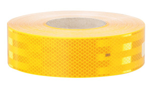 3M™ Konturenmarkierung Serie 983, ECE 104, gelb, Hochleistungsfolie reflektierend, 55 mm, 50 m / Rolle
