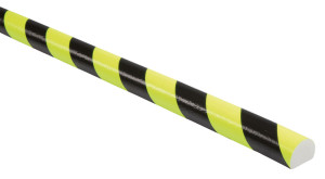 Knuffi Flächenschutzprofil Typ C, selbstklebend/zum Anschrauben, fluoreszierend, PU-Schaum, 1000 x 40 x 30 mm, 1 Stück