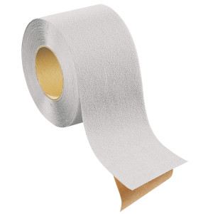 Antirutschbelag für helle Untergründe, Rutschhemmung R 13, transparent, DGUV, selbstklebend, 100 mm, 18,3 m / Rolle