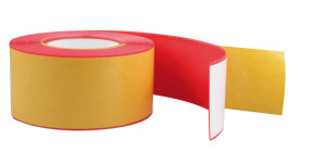 1A Tapes, Bodenmarkierungsband extra stark, rot, selbstklebendes PVC, 75 mm, 10 m / Rolle