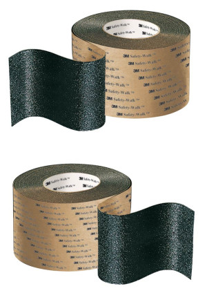 3M™ Safety-Walk™ Antirutschbelag Typ 2, verformbar, schwarz, 102 mm, 18,3 m/Rolle