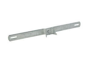 Bandschelle B190 zur Befestigung von Schildern, Lochabstand mittig 900 mm, Breite 950 mm, 1 Stück