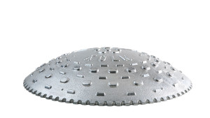 Tempo-Stopp-Nägel Kölner Teller, Aluguss, Ø 300 mm, 57 mm hoch