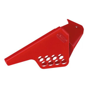 ABUS Kugelventil-Verriegelung, rot, pulverbeschichteter Stahl, 90 x 52 x 63 mm