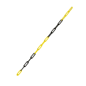 Gütekette, gelb-schwarz, Nylon, Ø 8 mm, maximal 25 m, 1 m / VE