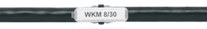 Kabelmarkierer mit Kennzeichnungsfeld: WKM 8/30, transparent, Polypropylen, 30 mm x 8 mm, 50 St./Verpackungseinheit