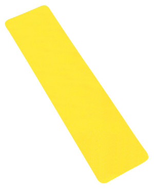m2-Antirutschbelag Formteil für strukturierte Flächen, Rutschhemmung R 13, gelb, ASR, DGUV, selbstklebend, 150 mm x 610 mm, 10 Stück / VE