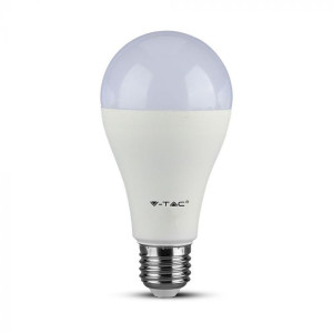 V-TAC E27 LED Lamp - 17 Watt 1521lm - 6400K daglicht wit - Vervangt 100 Watt - E27 fitting - A65 - Grote fitting