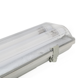 Aigostar LED-Feuchtraumleuchte 120cm doppelt - T8 (G13) - 36W 6300 Lumen (175lm/w) - 6000K tageslichtweiß (860) - Flimmerfrei - IP65 wasserdicht - LED