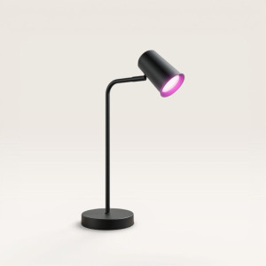 HOFTRONIC SMART Riga - Smart LED Tischlampe - 5,5 Watt 345 Lumen - RGBWW - Kippbar und Drehbar - GU10 - Wifi + Bluetooth - Schreibtischlampe - Google