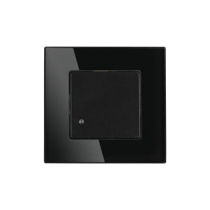 HOFTRONIC Mikrowellen-Bewegungssensor mit Dämmerungsschalter 15 Meter maximal 1200 Watt Unterputz schwarz