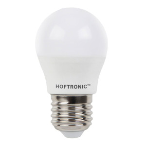 HOFTRONIC E27 LED Lamp - 4,8 Watt 470 lumen - 2700K Warm wit licht - Grote fitting - Vervangt 40 Watt - G45 vorm