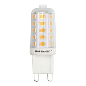 HOFTRONIC G9 LED Lampe - 3W 300lm - 2700K warmweiß - 230V - Ersetzt 30 Watt - G9 Fassung - Stiftlampe - Stiftsockellampe