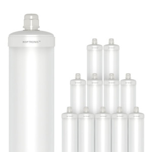 HOFTRONIC 12er Set LED Feuchtraumleuchte 120cm - IP65 Wasserdicht - 36W 4320 Lumen (120lm/W) - 4000K neutralweiß - Verknüpfbar - IK07 - S-Series