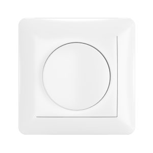 HOFTRONIC Dimmerknop incl. centraalplaat en raamwerk - Wit