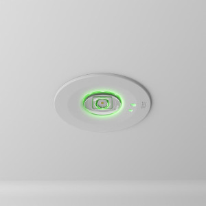 HOFTRONIC Mirian - LED Notbeleuchtung Einbaustrahler Weiß - IP20 für innen - 1,2 Watt 130 Lumen - 3 Stunden Notstrombatterie -