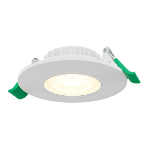 HOFTRONIC Prado Dimmbarer LED-Einbaustrahler - 6 Watt 570 Lumen - Einstellbare CCT-Lichtfarbe 2700K/4000K/6000K - Geringe Einbautiefe 25mm - Rund -