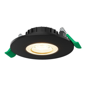 HOFTRONIC Prado Dimmbarer LED-Einbaustrahler - 6 Watt 570 Lumen - CCT Lichtfarbe einstellbar 2700K/4000K/6000K - Lochmaß 68 mm - Ultra Flach 25mm -
