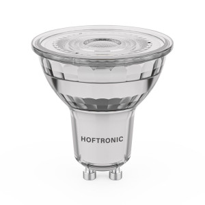 HOFTRONIC GU10 LED Spot - 4 Watt 345 Lumen - 6500K tageslichtweiß - Dimmbar - Ersetzt 50 Watt - LED Reflektor