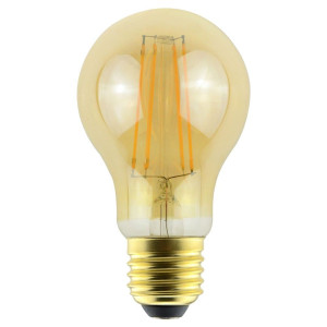 HOFTRONIC LED Filament lamp E27 - 9 Watt 950 Lumen - A60 - 2200K Warmwit licht - Dimbaar - Amber glas