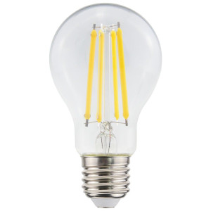 HOFTRONIC E27 LED-Glühlampe A60 - Dimmbar - Energieeffizienzklasse A - 4 Watt - 840 Lumen - 2700K Warmweiß - Transparentes Glas