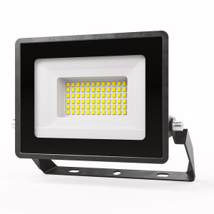 HOFTRONIC Stratos - LED Fluter 30 Watt 2505 Lumen - 4000K Neutralweißes Licht - IP65 wasserdicht - 15cm Kabel - Scheinwerfer