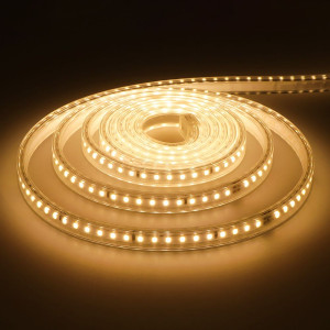 HOFTRONIC Flex120 LED Streifen 2 Meter - 3000K warmweiß - IP65 wasserdicht - Außen & Innen - 120 LEDs/m - 20 Watt 1680 Lumen - Pro Meter kürzbar -